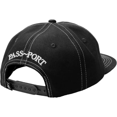 Pass~Port Sterling 6 Panel Cap Black
