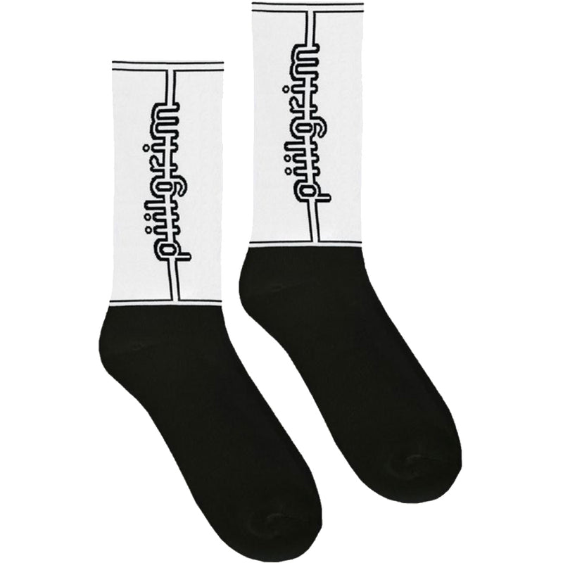 Piilgrim Chapel Socks black/white