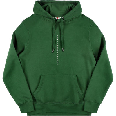 Poetic Collective Logo Cut Out Hoodie Bottle Green