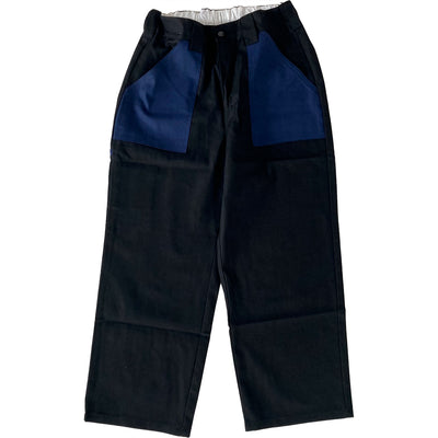 Poetic Collective Painter Pants black/navy details