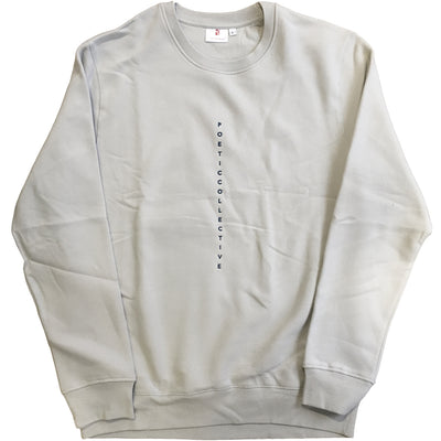 Poetic Collective Painting Crewneck fog