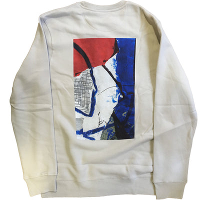 Poetic Collective Painting Crewneck fog