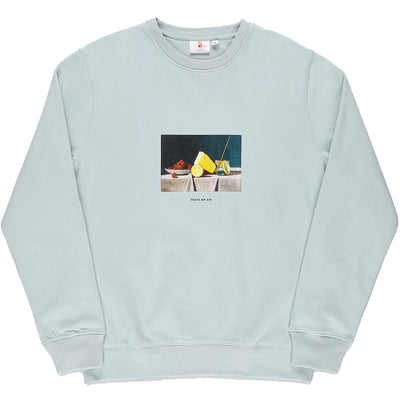 Poetic Collective Skate Or Die Crewneck Light Green