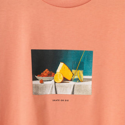 Poetic Collective Skate Or Die T Shirt Rose Clay