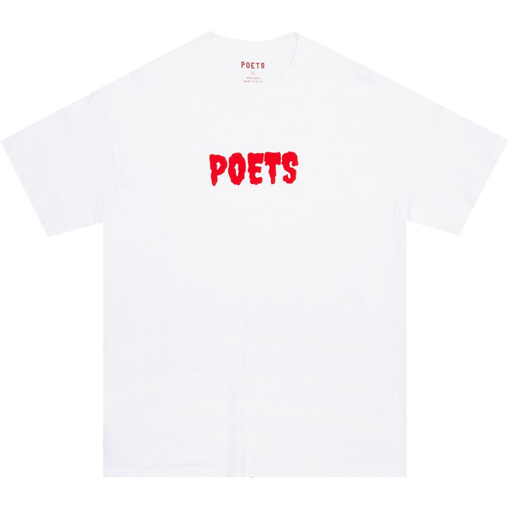 Poets Aesop Flock T Shirt white