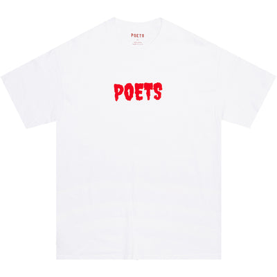 Poets Aesop Flock T Shirt white