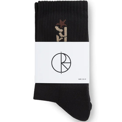 Polar Star Socks Black/Brown