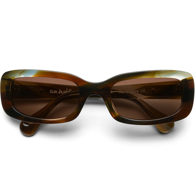 Polar x Sun Buddies Junior Jr. Sunglasses brown green