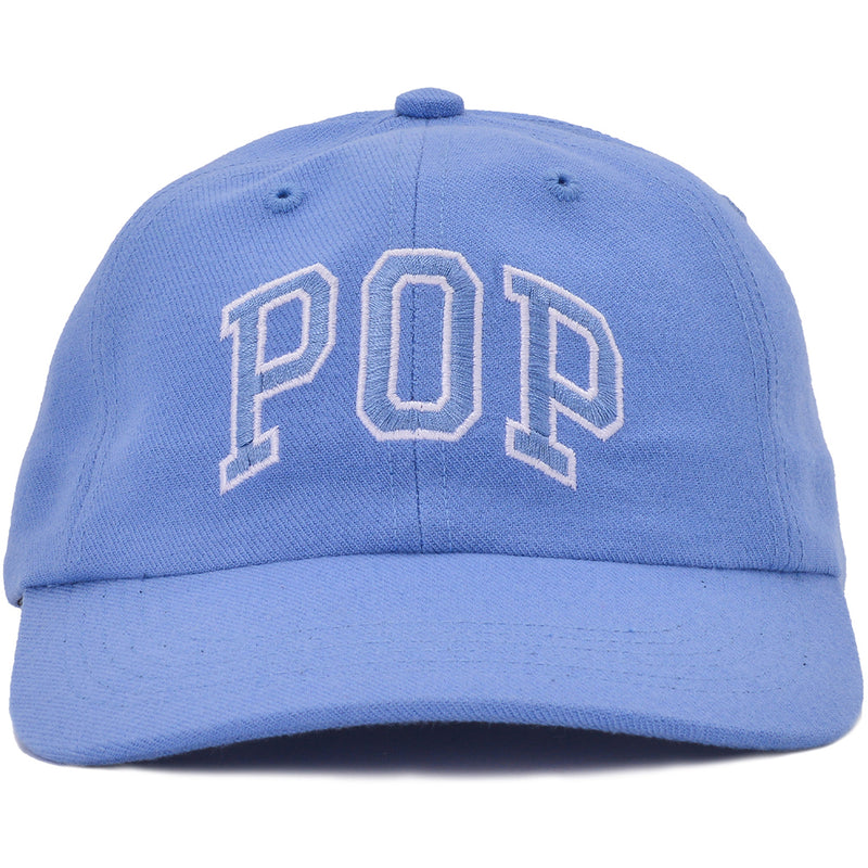 Pop Trading Company Arch Six Panel Hat Blue Shadow