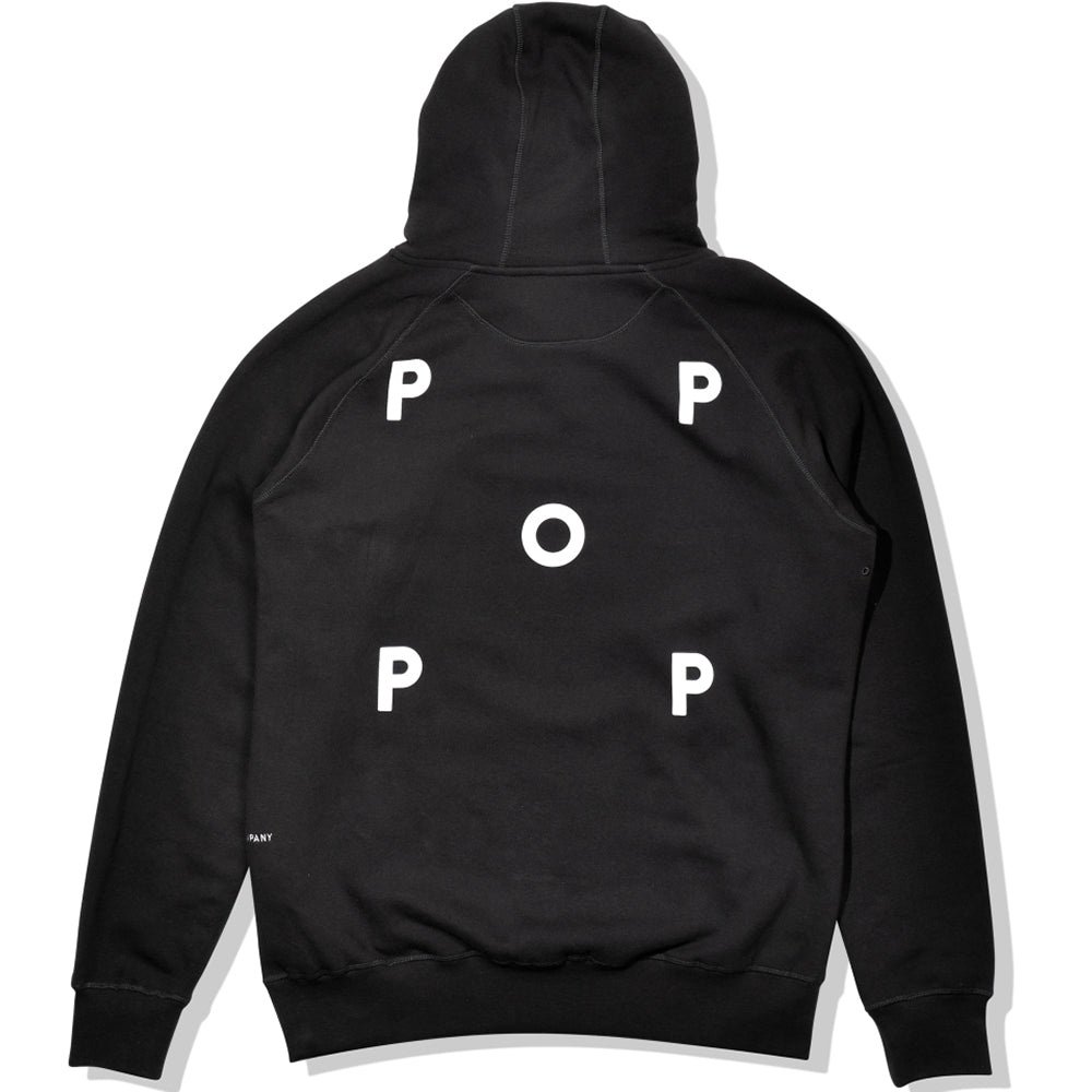Pop Trading Company NOS Logo Hooded Sweat black/white