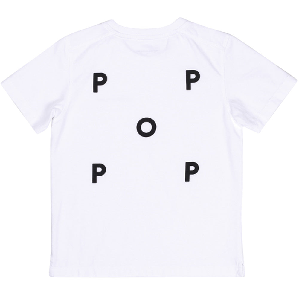 Pop Trading Company NOS Logo Kids T shirt white/black