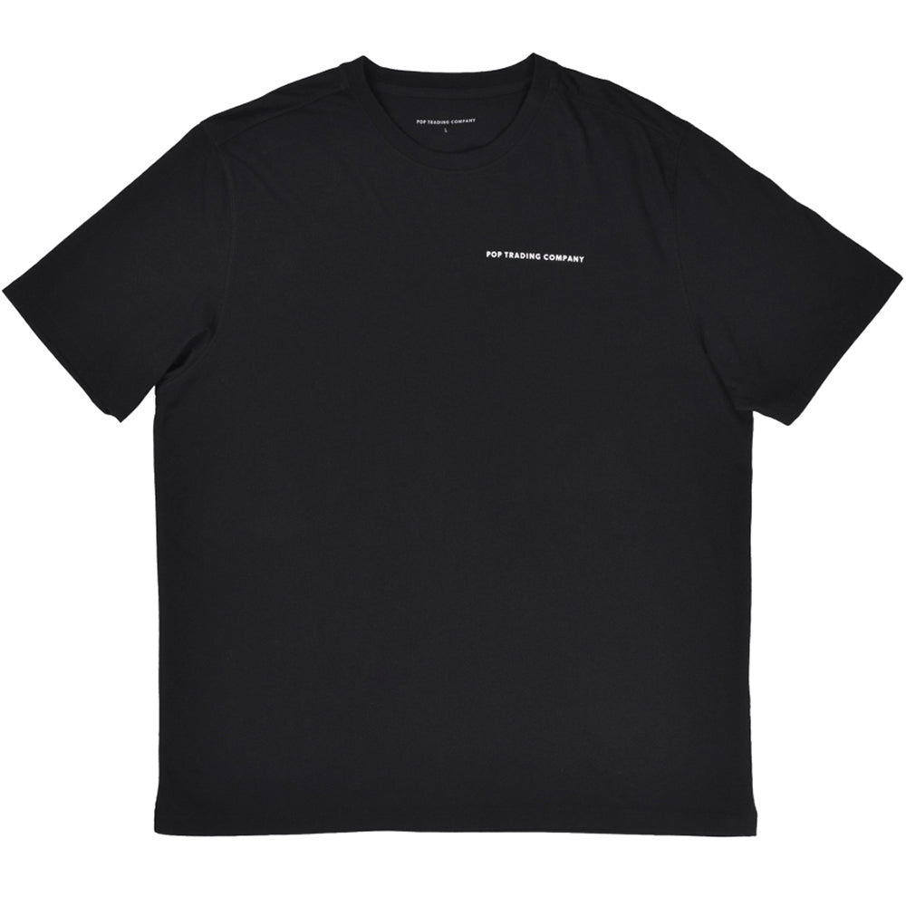 Pop Trading Company NOS Logo T shirt black/white