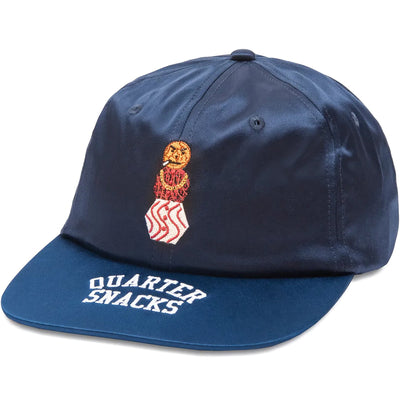 Quartersnacks Satin Snackman Cap Black/Navy