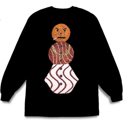 Quartersnacks Snackman Longsleeve Tee black