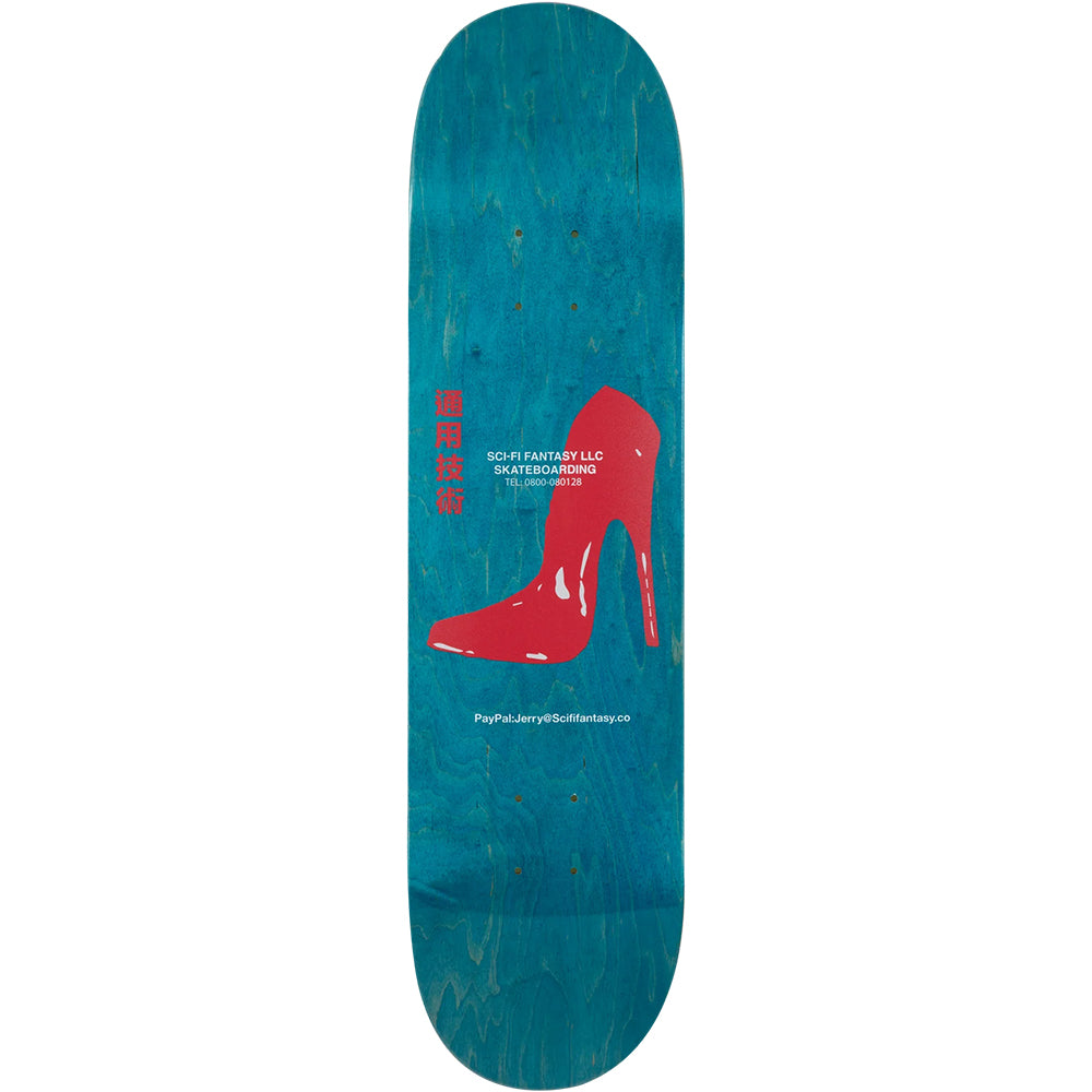 Sci-Fi Fantasy Jerry Hsu Paypal Skateboard Deck 8.25"