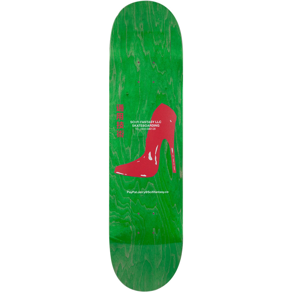 Sci-Fi Fantasy Jerry Hsu Paypal Skateboard Deck 8.25"