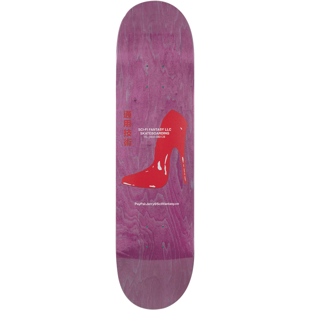 Sci-Fi Fantasy Jerry Hsu Paypal Skateboard Deck 8.25"