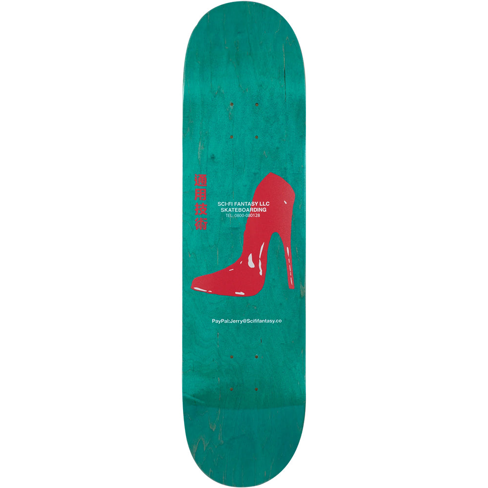 Sci-Fi Fantasy Jerry Hsu Paypal Skateboard Deck 8.25"