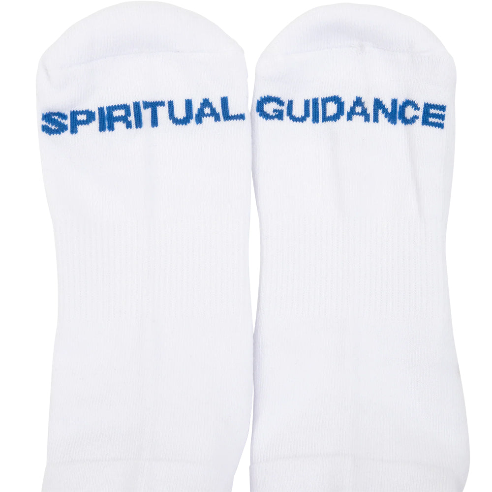 Sci-Fi Fantasy Spiritual Guidance Crew Socks White