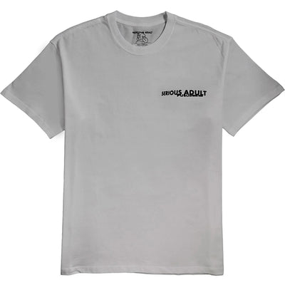 Serious Adult Pillarman T shirt sport grey