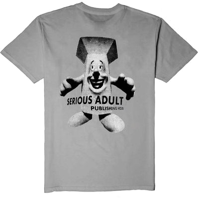 Serious Adult Pillarman T shirt sport grey