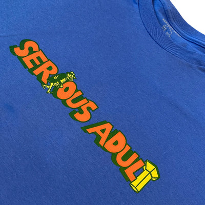 Serious Adult Rover T shirt sport blue