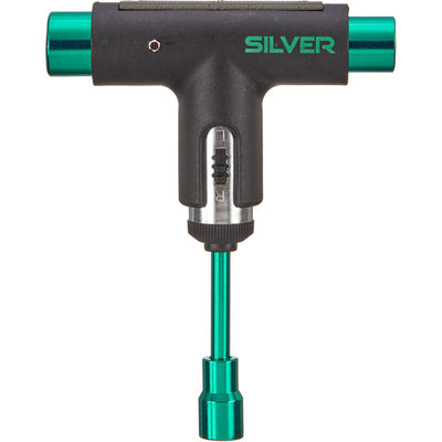 Silver Tool black/green