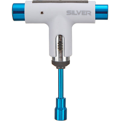 Silver Tool white/blue