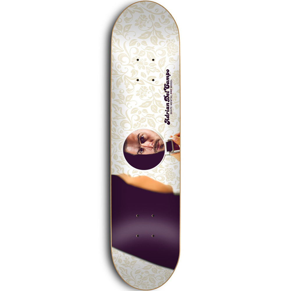 Skate Mental Adrian Del Campo Mirror Skateboard Deck 8"