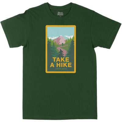 Skate Mental Take A Hike Tee forest green