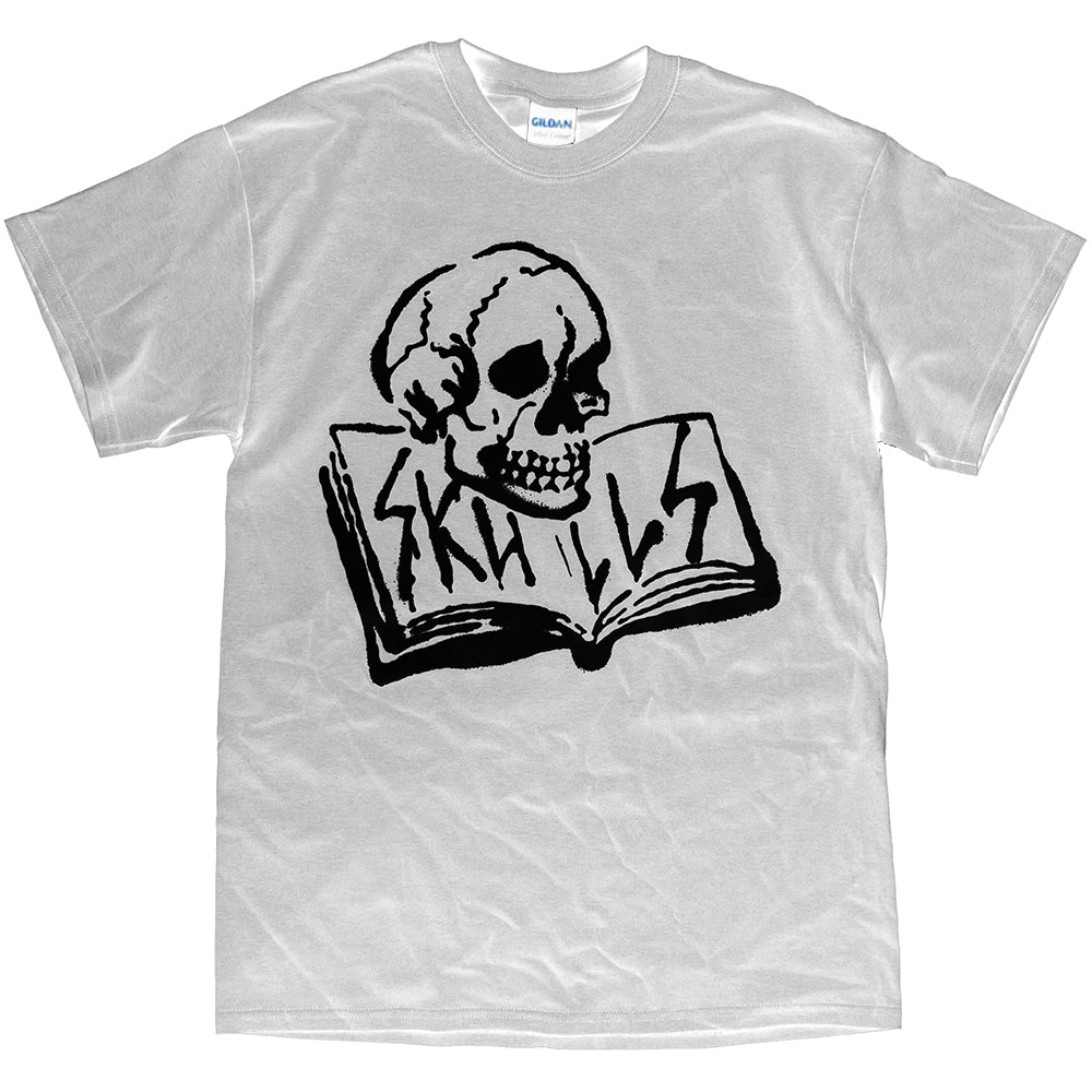 Skulls OG Stencil Logo T shirt white