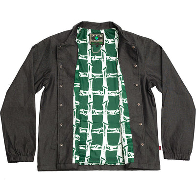 Snack Bamboo Lined Denim Jacket black