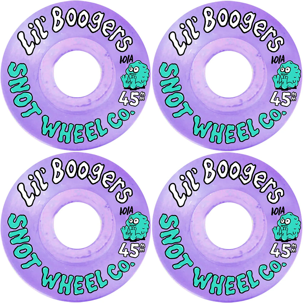 Snot Lil' Boogers Wheels clear purple 45mm