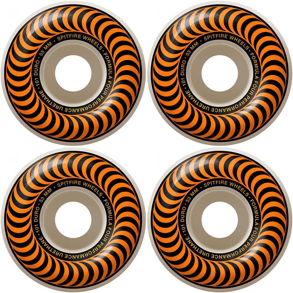 Spitfire Formula Four Classics 101du orange wheels 53mm