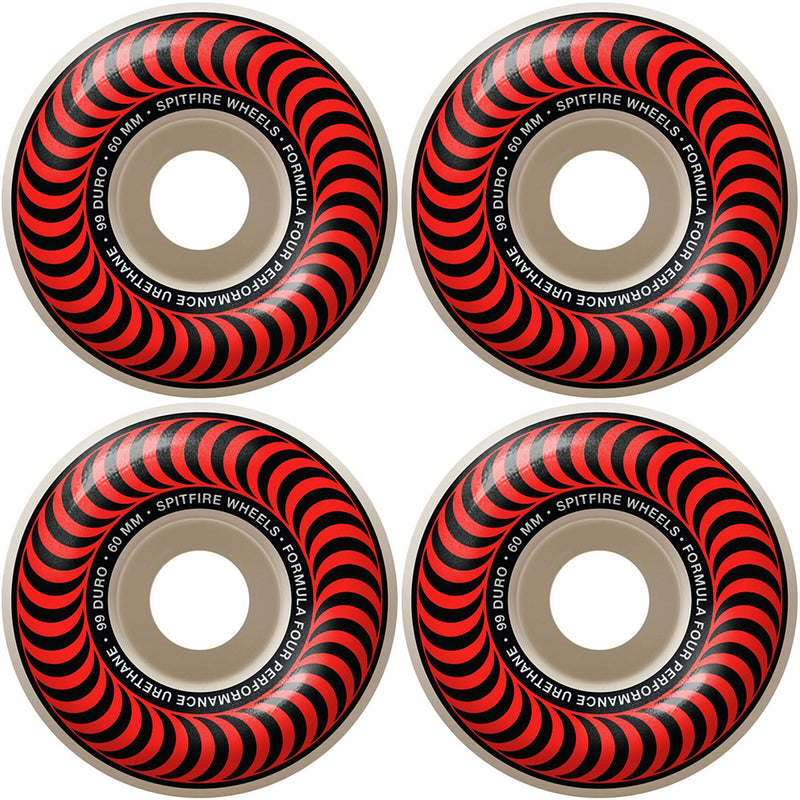 Spitfire Formula Four Classics 99du red wheels 60mm