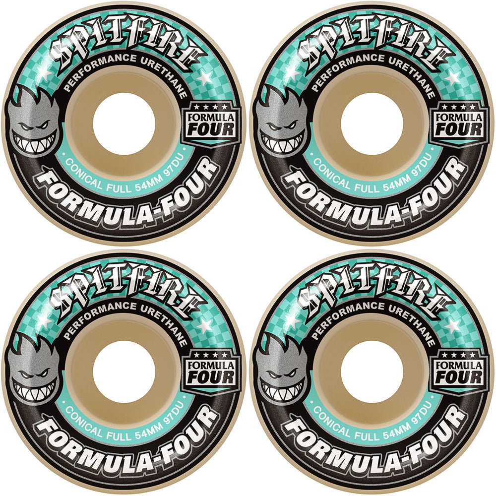 Spitfire Formula Four Conical Full 97du Wheels 54mm