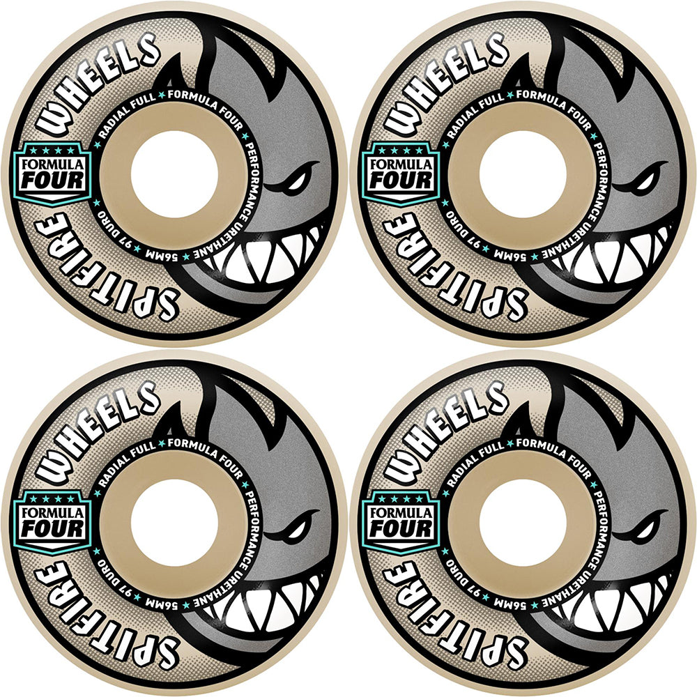 Spitfire Formula Four Radial Full 97du Wheels 58mm