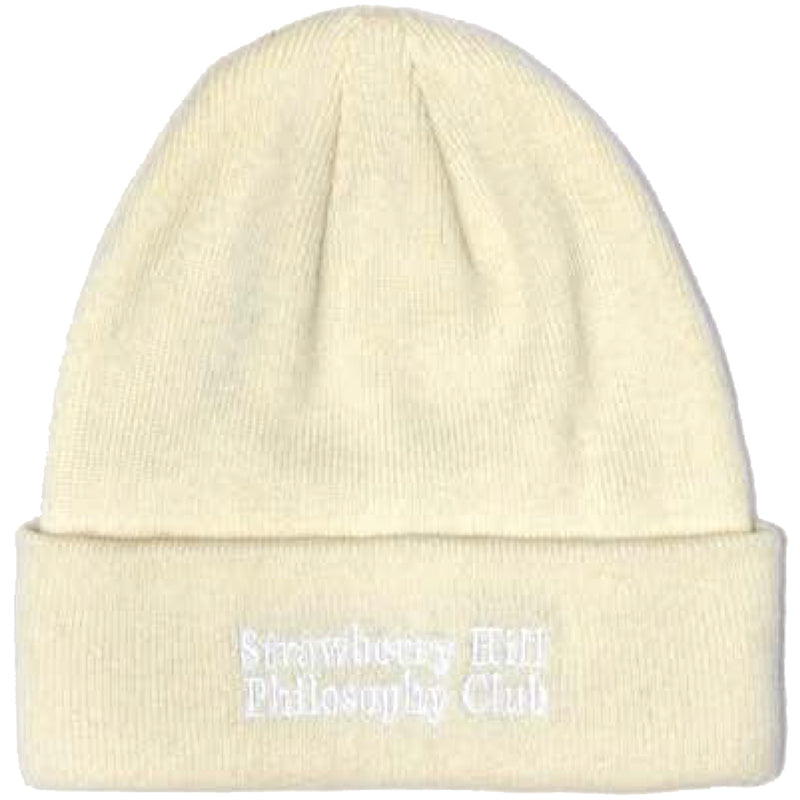 Strawberry Hill Philosophy Club Embroidered Beanie cashmere