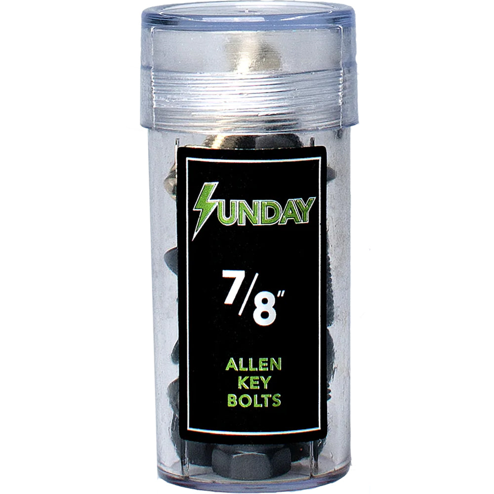 Sunday Hardware Allen Skateboard Bolts Black/Gold ⅞"