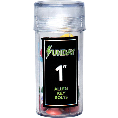 Sunday Hardware Allen Bolts Coloured 1"