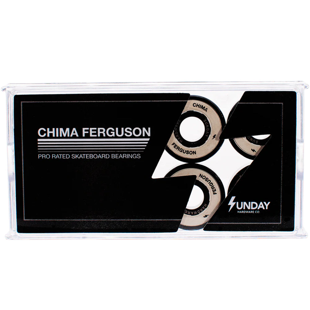 Sunday Hardware Chima Ferguson Pro Rated Skateboard Bearings