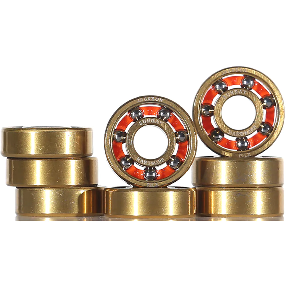 Sunday Hardware Jackson Pilz Pro Shieldless Skateboard Bearings