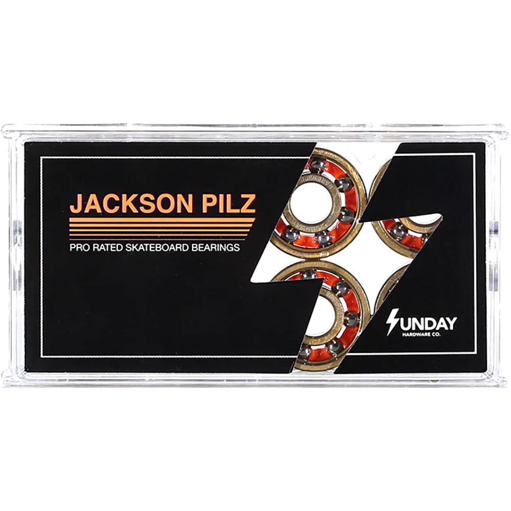 Sunday Hardware Jackson Pilz Pro Shieldless Skateboard Bearings