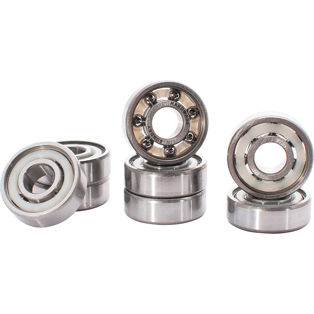 Sunday Hardware Shieldless Abec 7 Skateboard Bearings