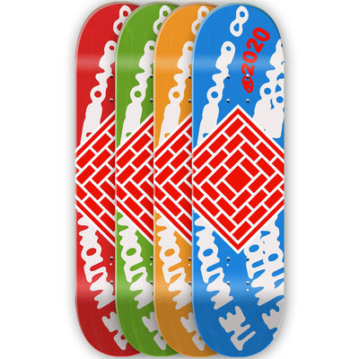 The National Logo Whirl deck 7.75"