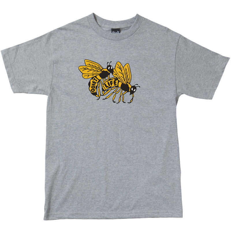 The Quiet Life Bees T shirt heather grey