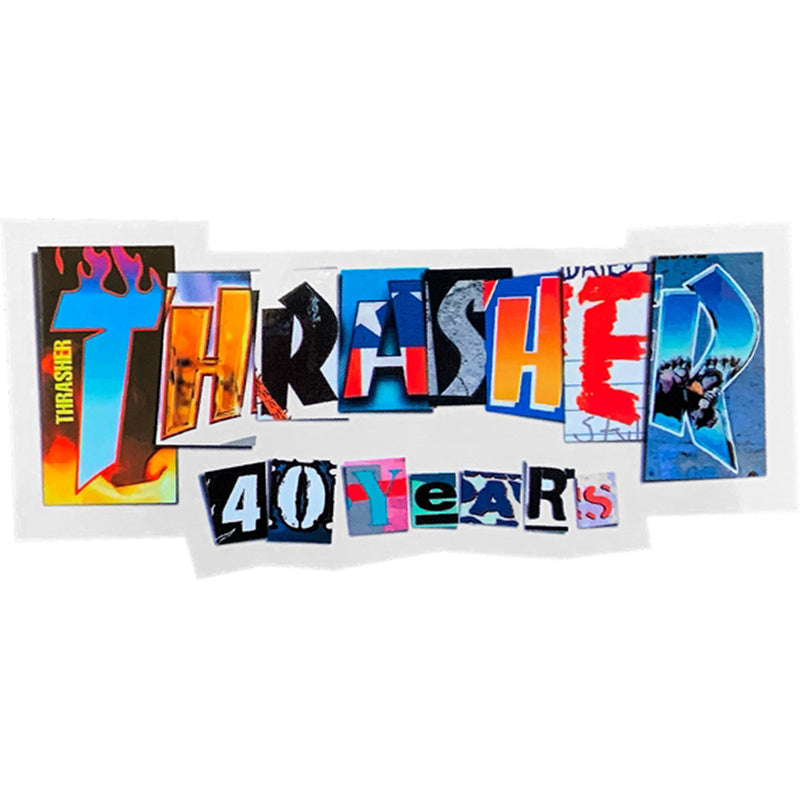 Thrasher 40 Years Sticker