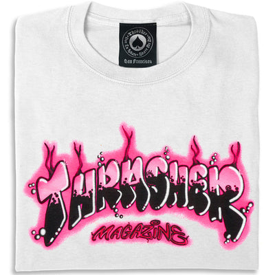 Thrasher Airbrush T shirt white