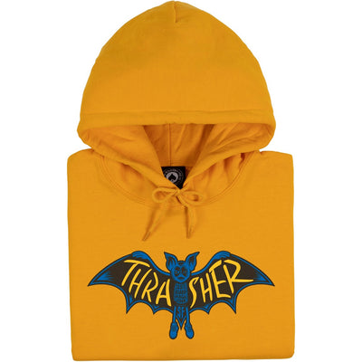 Thrasher Bat Hoodie Gold