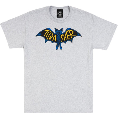 Thrasher Bat T Shirt Ash